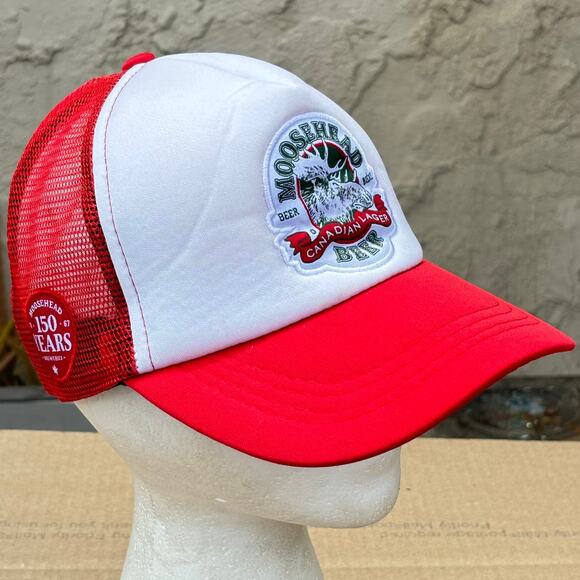 Moosehead Red & White Men's Hat - Picture 2 of 5